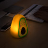 Avocado Glow: Cute Cartoon Silicone Lamp with USB Charging