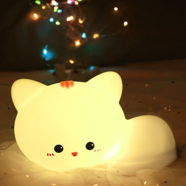 Kitty Glow: Adorable Silicone Lamp for Kids