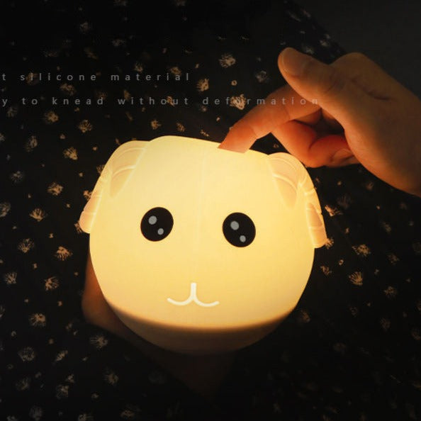 Cozy Cartoon Night Light: Cute, Colorful, and Dimmable