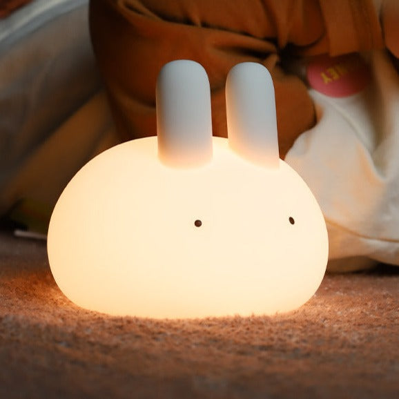 Whimsical Rabbit Balls Night Lamp: Clap On, Glow On!