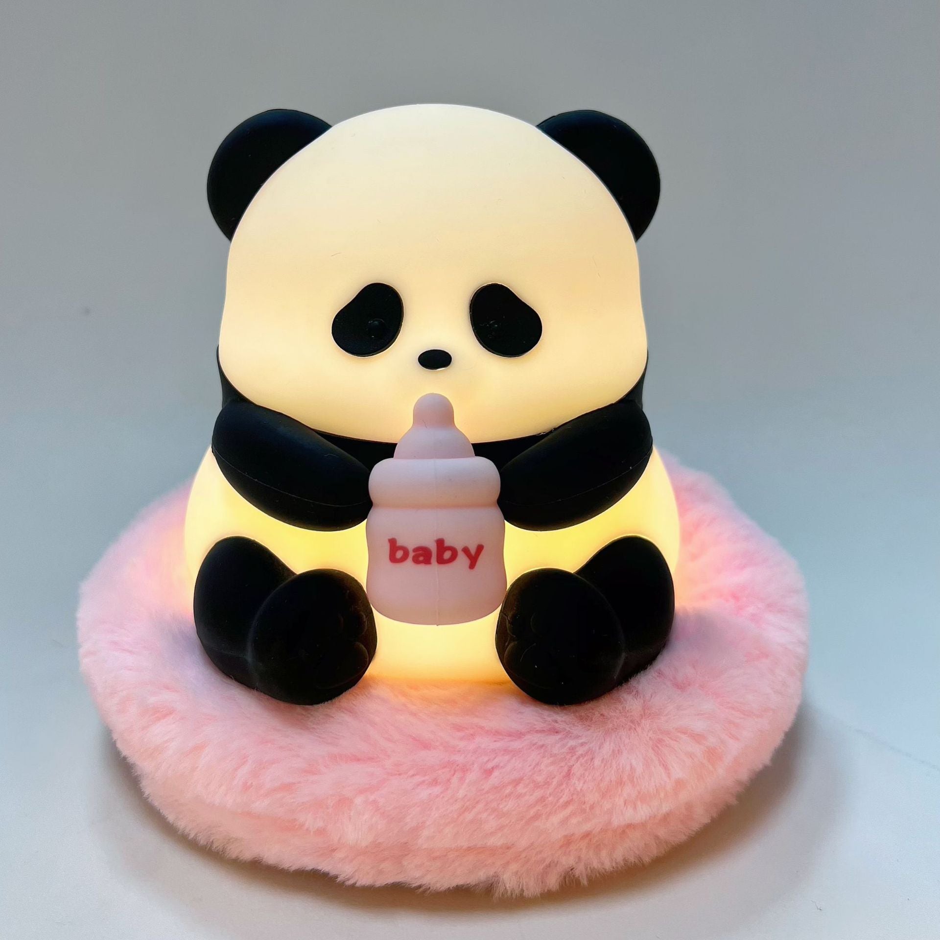 Blossom Panda: Colorful Silicone Pat Lamp