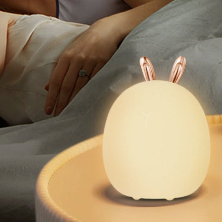 Snuggly Bunny Lamp: Soft Baby Toy