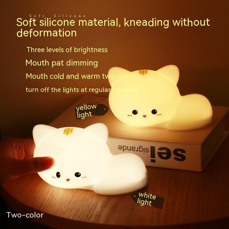 Kitty Glow: Adorable Silicone Lamp for Kids