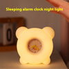 Cheery Cartoon Alarm Clock: Silicone Bedside Pat Night Lamp